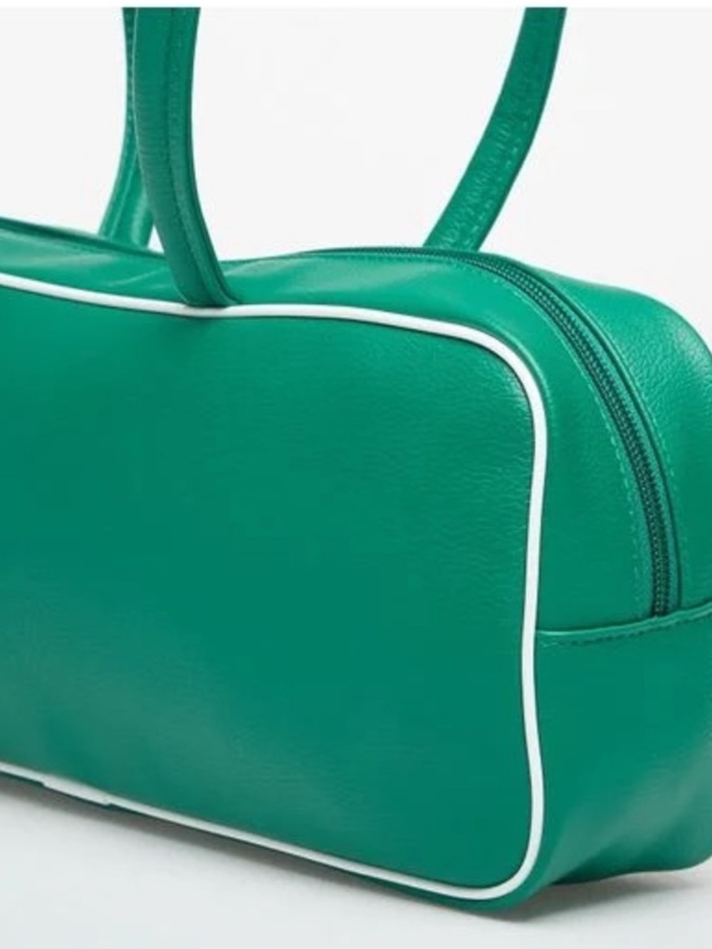 adidas Originals Green Retro Shoulder Bag with White Piping - Picture 2 of 5